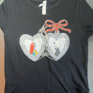 Kids Black Graphic T-Shirt